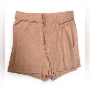 SKIMS Women’s Small Mauve Stretch Lounge Shorts Elastic Waist Soft Fit